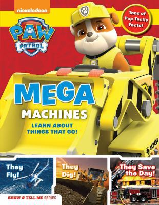 Paw Patrol Mega Machines, Real Rescue Dogs Flip Book