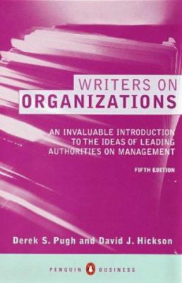 Writers On Organizations 5th Edition 0140250239 Book Cover