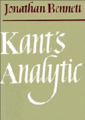 Kant's Analytic 0521041570 Book Cover