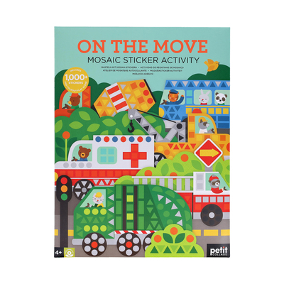 Mosaic Sticker Activity: On the Move [Spanish] 1797241613 Book Cover