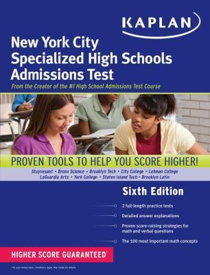 Kaplan New York City Specialized High Schools A... 1609781082 Book Cover