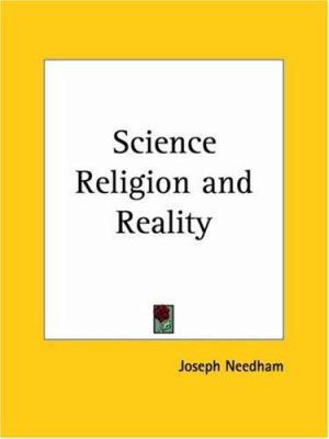 Science Religion and Reality 0766129160 Book Cover