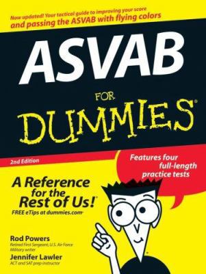 ASVAB for Dummies 0470106719 Book Cover