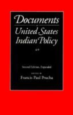 Documents of United States Indian Policy 0803236883 Book Cover