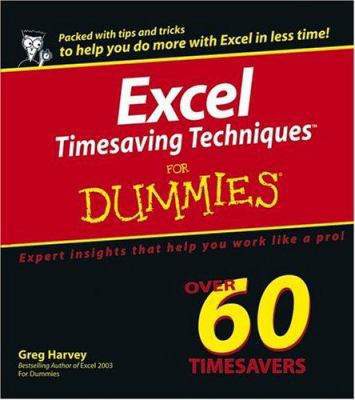 Excel Timesaving Techniques For Dummies 0764574272 Book Cover