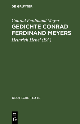 Gedichte Conrad Ferdinand Meyers [German] 3111209164 Book Cover