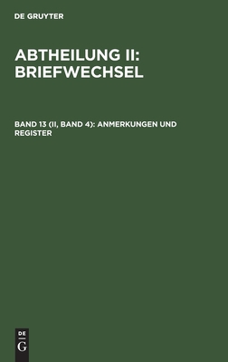 Anmerkungen Und Register [German] 3112359992 Book Cover