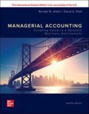 Managerial Accounting: Creating Value in a Dyna...            Book Cover