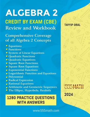 Algebra 2: Credit by Exam (Cbe) B0CZP9FTBY Book Cover