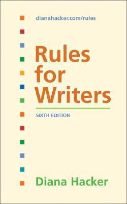 Rules For Writers B007C4Q466 Book Cover