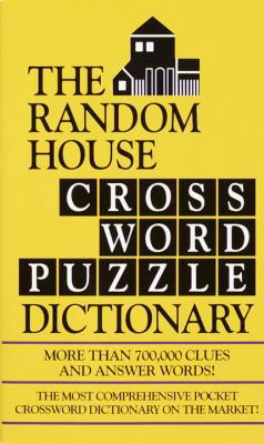 The Random House Crossword Puzzle Dictionary 0804113491 Book Cover