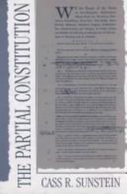 The Partial Constitution 0674654781 Book Cover