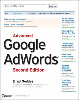 Advanced Google Adwords 1118194500 Book Cover