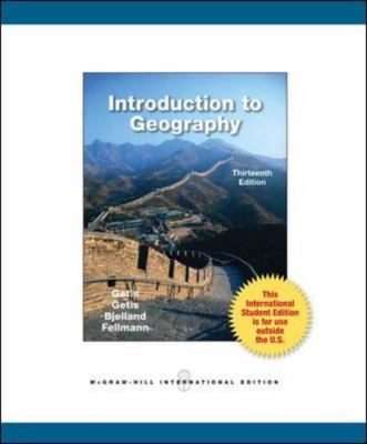 Introduction to Geography 0071221913 Book Cover