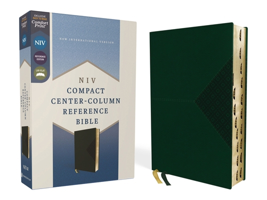 Niv, Compact Center-Column Reference Bible, Lea... 0310462932 Book Cover
