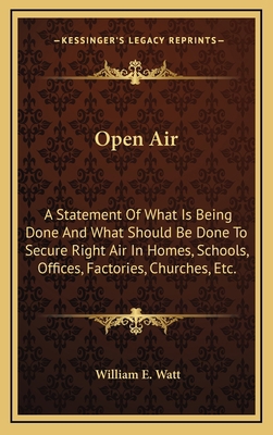 Open Air: A Statement of What Is Being Done and... 1163853690 Book Cover