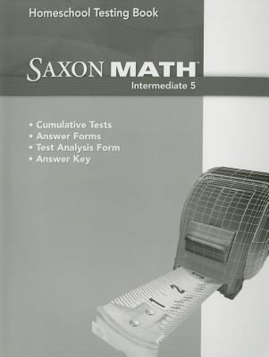 Saxon Math Intermediate Grd 5 0544129903 Book Cover