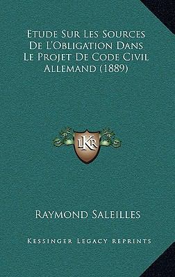 Etude Sur Les Sources De L'Obligation Dans Le P... [French] 1169117945 Book Cover