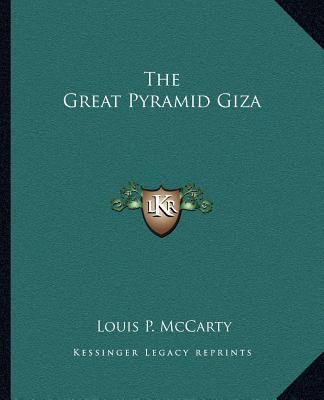 The Great Pyramid Giza 1162580348 Book Cover