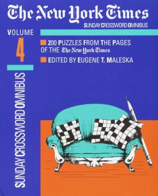 New York Times Sunday Crossword Omnibus, Volume 4 0812924800 Book Cover