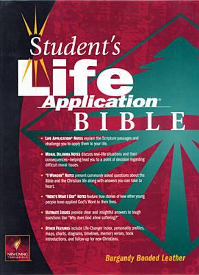 Student's Life Application Bible-Nlt 0842333274 Book Cover