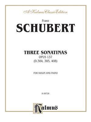 Three Sonatas, Op. 137 0769266673 Book Cover