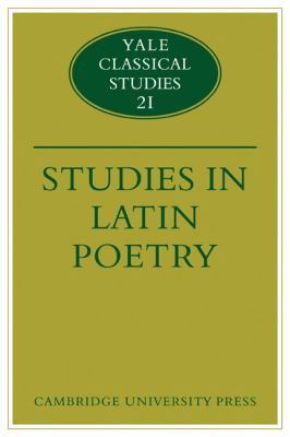 Studies in Latin Poetry 0521124581 Book Cover