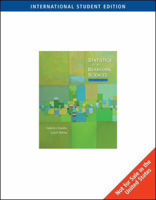 Statistics for the Behavioral Sciences B007YTM7G0 Book Cover