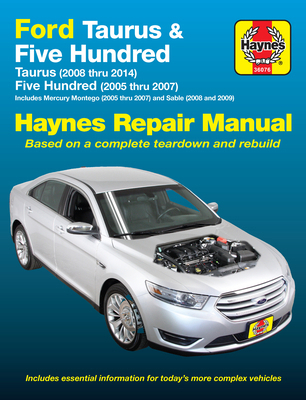 Ford Taurus 2008-14, Ford Five Hundred 2005-07,... 1620921162 Book Cover
