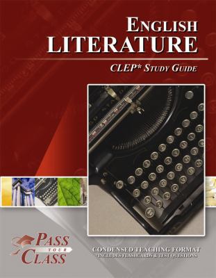 English Literature CLEP Test Study Guide 1614330107 Book Cover