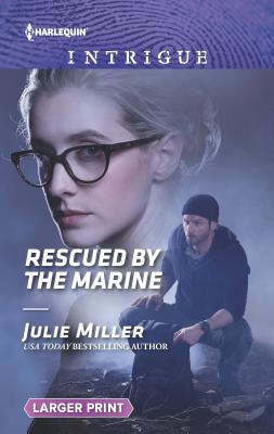 Rescued by the Marine [Large Print] 1335639462 Book Cover