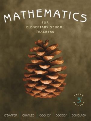 Mathematics for Elementary School Teachers (3rd... 0321237188 Book Cover