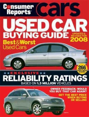 Consumer Reports: Used Car Buying Guide Best & ... 1933524162 Book Cover