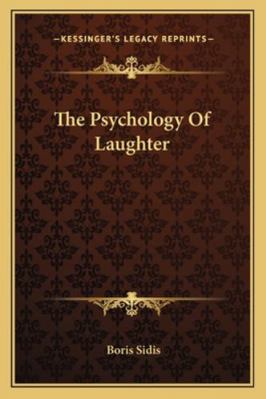 The Psychology Of Laughter 1163100692 Book Cover