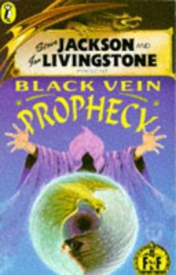 Black Vein Prophecy (Puffin Adventure Gamebooks) 0140340572 Book Cover