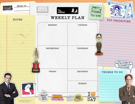 The Office: Weekly Planner Notepad 1647229111 Book Cover