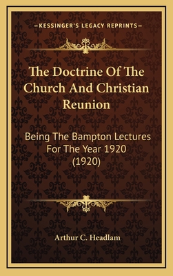The Doctrine of the Church and Christian Reunio... 1164376500 Book Cover