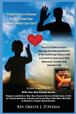 I Didn't Get a Chance to Say Good-bye ... Now W... 1952294185 Book Cover