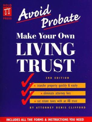 Make Your Own Living Trust 0873374290 Book Cover