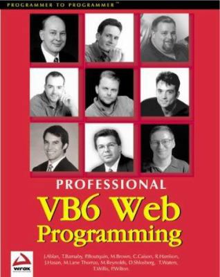 Professional Visual Basic 6 Web Programming 186100222X Book Cover