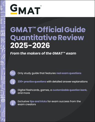 GMAT Official Guide Quantitative Review 2025-20... 1394333870 Book Cover