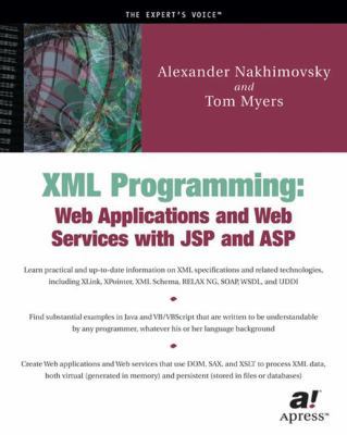 XML Programming: Web Applications and Web Servi... 1590590031 Book Cover