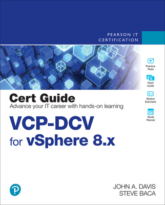 Vcp-DCV for Vsphere 8.X Cert Guide 0138169888 Book Cover