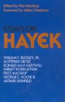 Essays on Hayek 0916308049 Book Cover