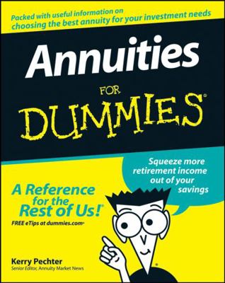 Annuities for Dummies 0470178892 Book Cover