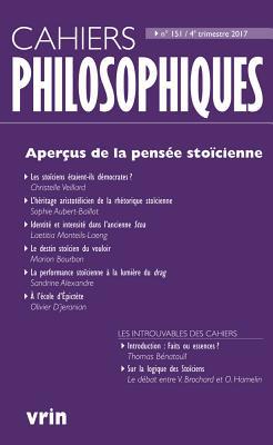 Apercus de la Pensee Stoicienne [French] 2711660028 Book Cover