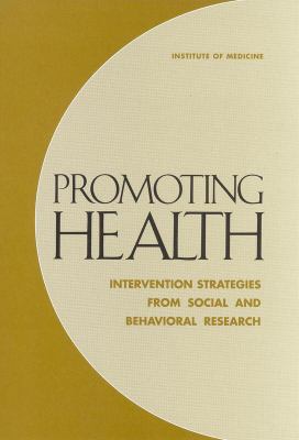 Promoting Health: Intervention Strategies from ... 0309071755 Book Cover