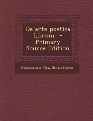 de Arte Poetica Librum [Italian] 1289584699 Book Cover