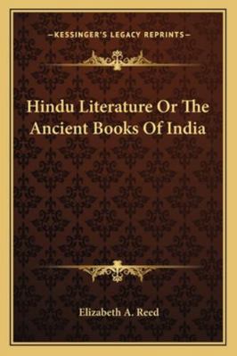 Hindu Literature Or The Ancient Books Of India 1162919299 Book Cover