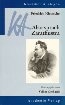 Friedrich Nietzsche: Also Sprach Zarathustra [German] 3050049383 Book Cover
